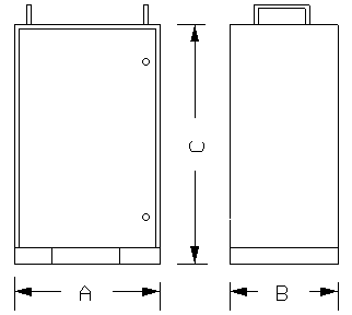 drawing of three phase electromechanical voltagew stabilizer