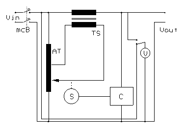 schema elettrico stabilizzatori elettromeccanici serie R ideomat
