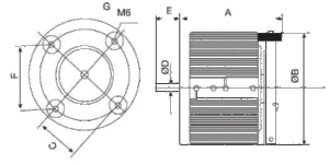 drawing of variable transformer, single phase, open type drawing of variable transformer, single phase, open type