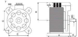 drawing of variable transformer, single phase, open type drawing of variable transformer, single phase, open type