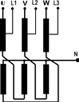 schema autotrasformatore generatore di neutro con presa intermedia