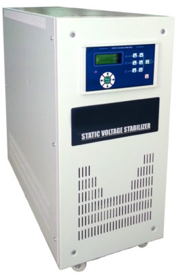 THREE PHASE static electronic voltage stabilizer