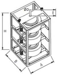 three phase variable transformer dimensional drawing