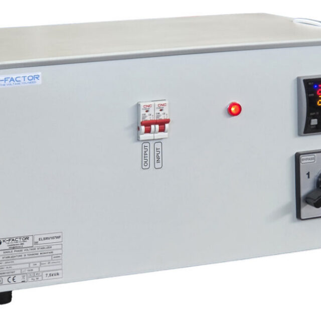ELSRV1xxWF - STABILIZZATORI DI TENSIONE ELETTROMECCANICI MONOFASE DA 3KVA A 50KVA WIFI