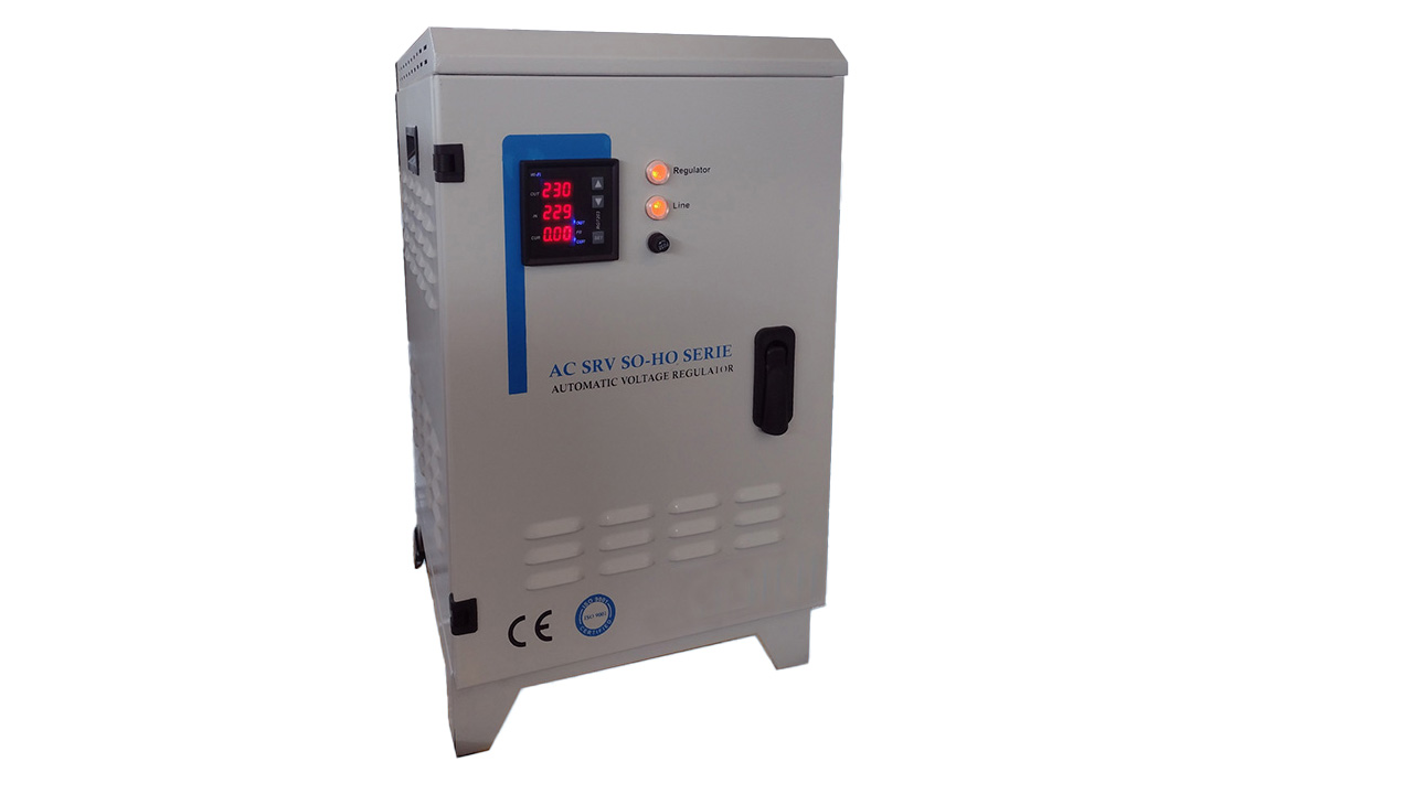 WI-FI SINGLE-PHASE ELECTROMECHANICAL VOLTAGE STABILIZERS FROM 5KVA