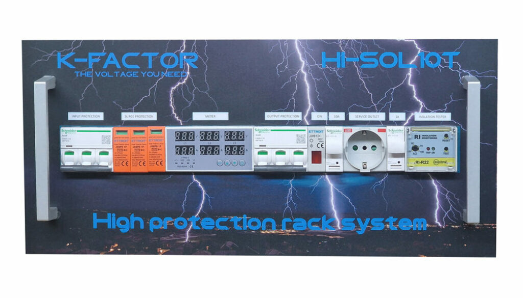 single and three phase high isolation protection rack system