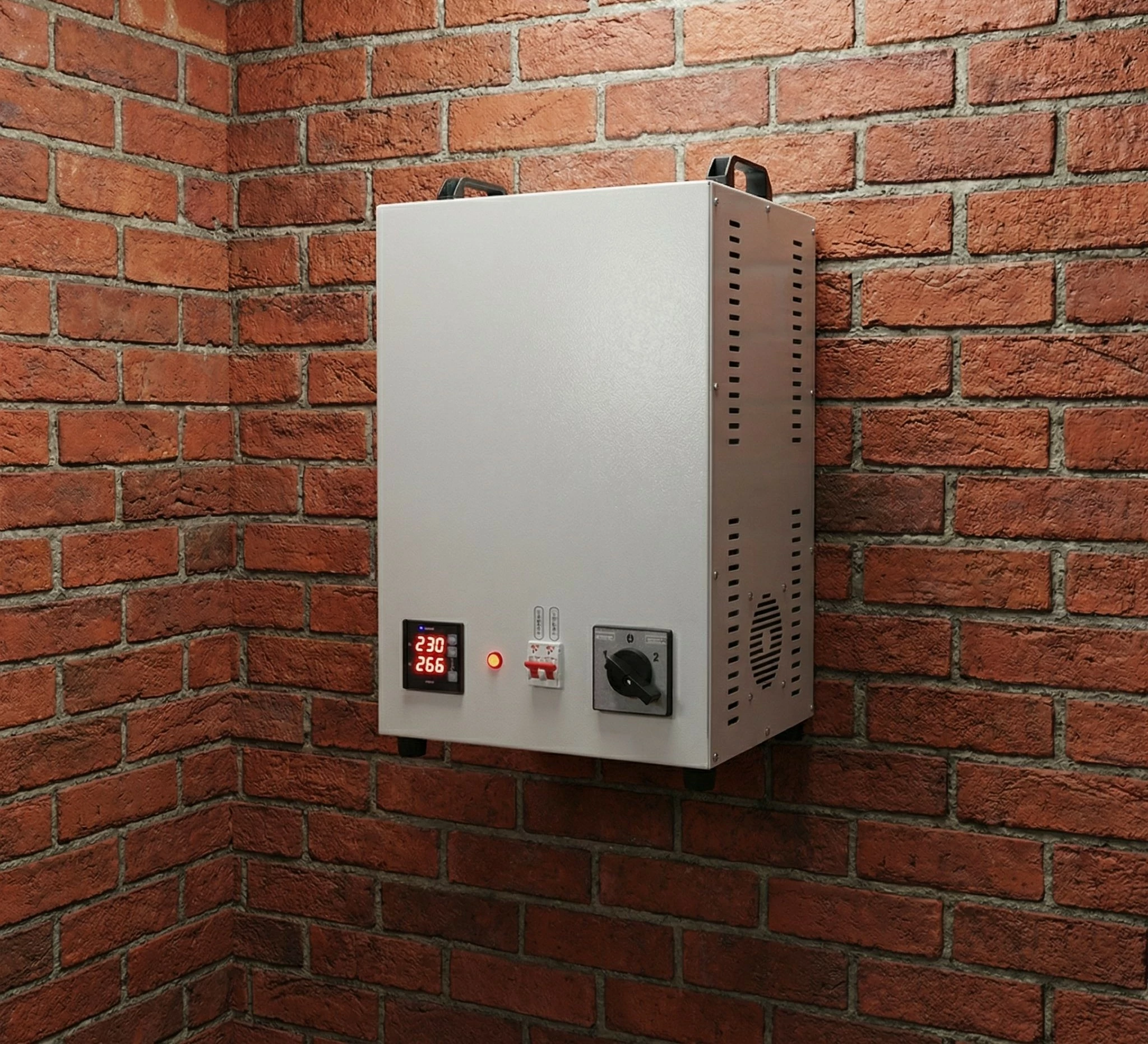 VSE1xxWM - SINGLE-PHASE ELECTROMECHANICAL VOLTAGE STABILIZERS Wall Mounted - PV compatible from 5kVA to 10kVA